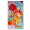 strandlaken Vitori bloemen mandala HIP katoen velours 100x180 badstof 32013 Vitori productfoto