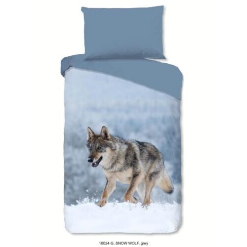 Dekbedovertrek Good Morning Snow Wolf