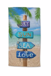 Strandlaken Good Morning Happy place