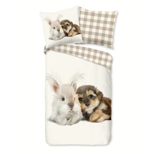 Kinderdekbedovertrek Good Morning Flanel Cute