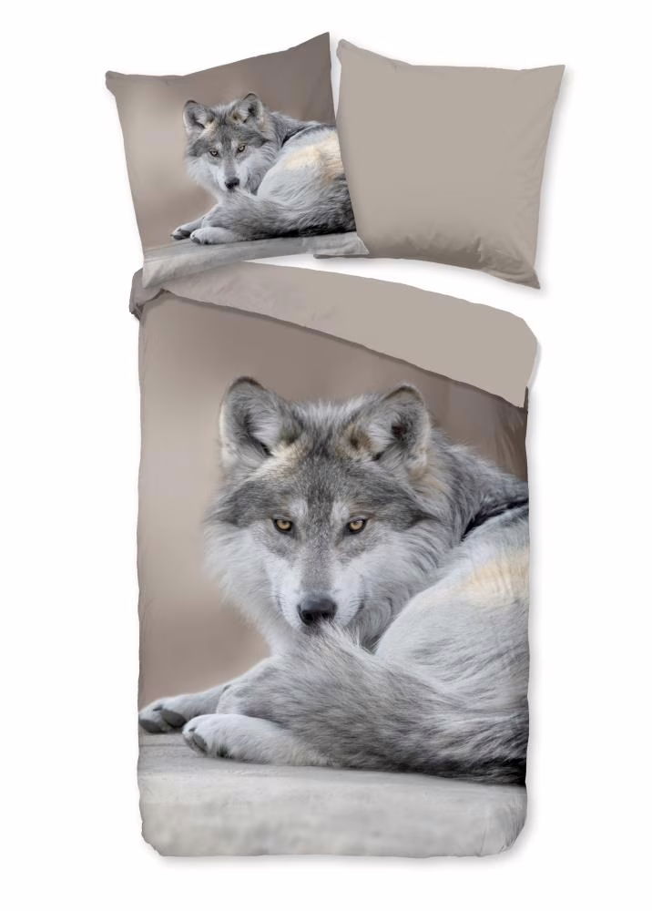 Dekbedovertrek Pure microvezel Wolf