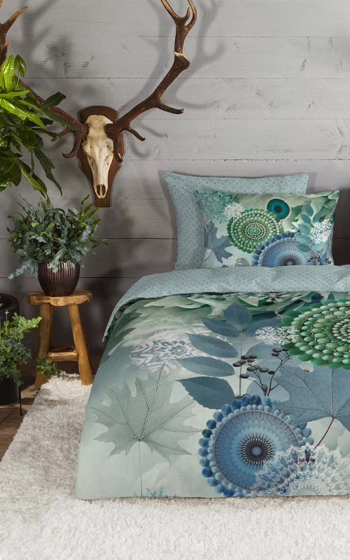 Kleurrijke flanellen dekbedovertrekken