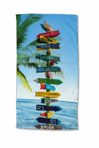 Strandlaken Good Morning Beach Sign