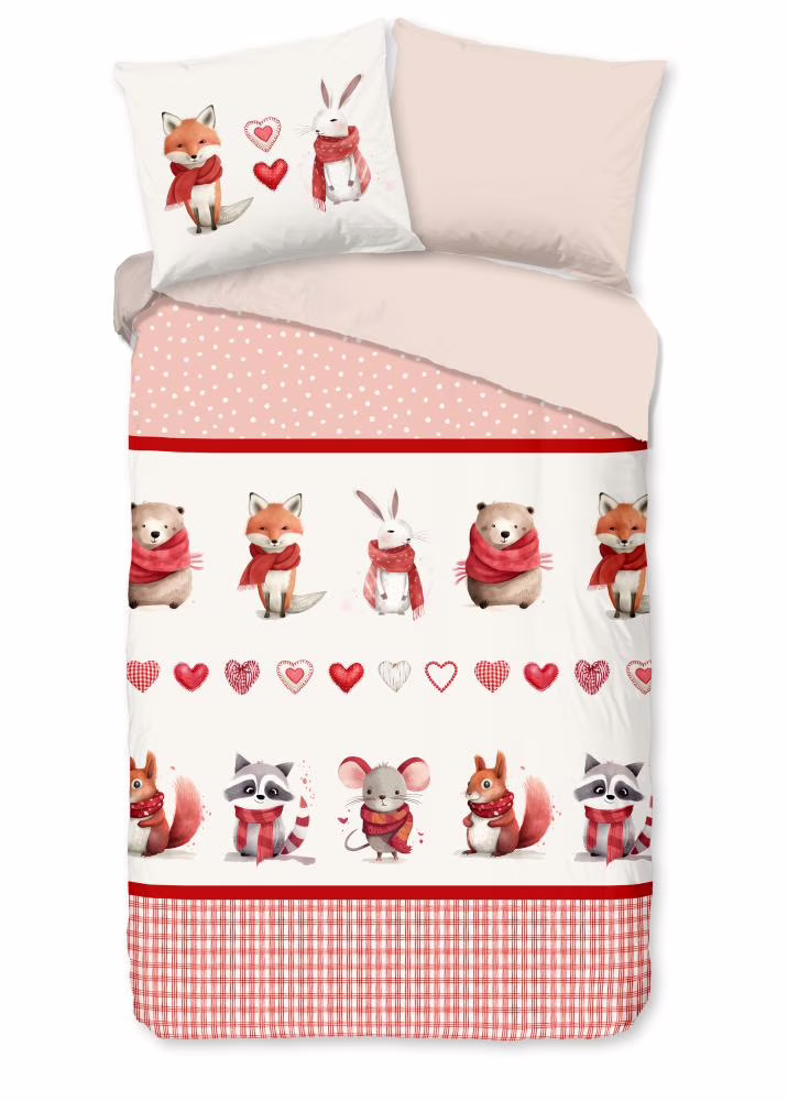 Kinderdekbedovertrek Good Morning Flanel Timmy
