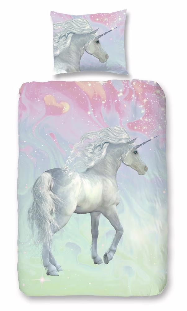 Kinderdekbedovertrek Good Morning Unicorn