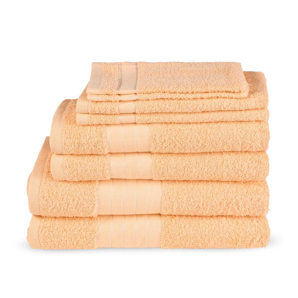 Handdoeken Pakket 8 Stuks Uni - Katoen Badstof