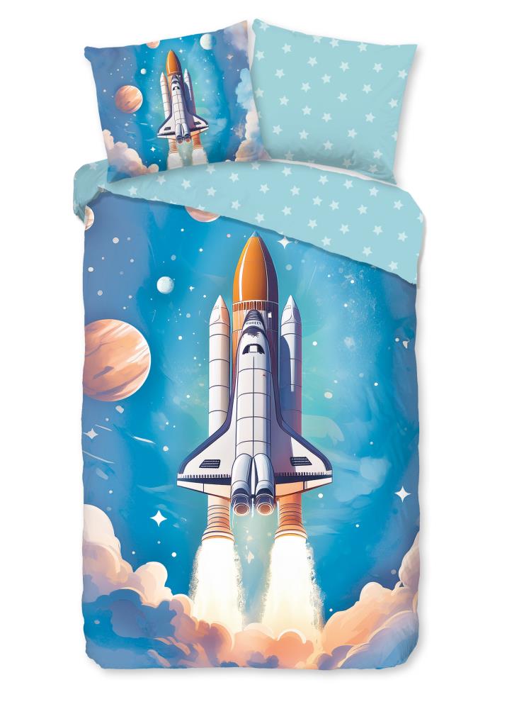 Kinderdekbedovertrek Good Morning Flanel Fred