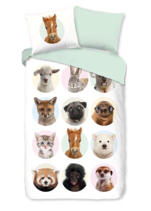 Kinderdekbedovertrek Good Morning Young Animals