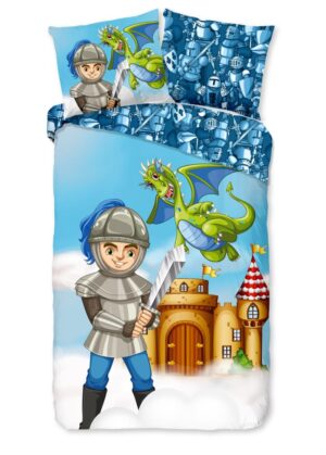 Kinderdekbedovertrek Good Morning Knight