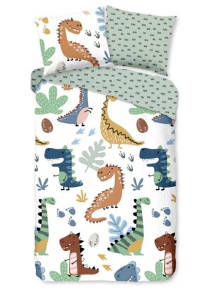 Kinderdekbedovertrek Good Morning Dino