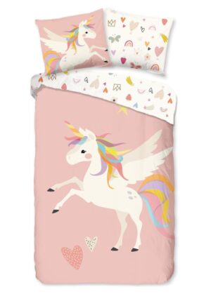 Kinderdekbedovertrek Good Morning Unicorn