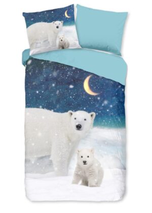 Kinderdekbedovertrek Good Morning Flanel Polar