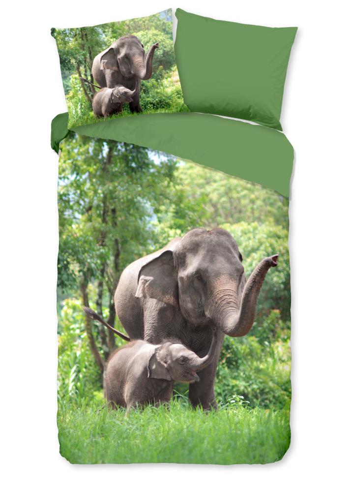 Kinderdekbedovertrek Good Morning Elephants