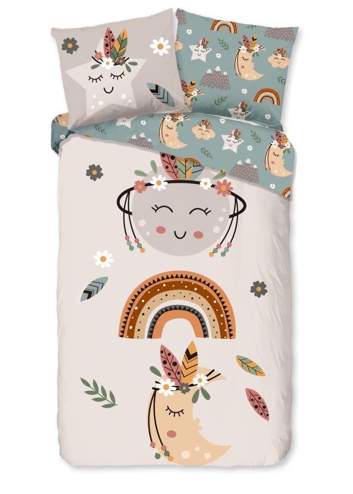 Kinderdekbedovertrek Pure microvezel Momo