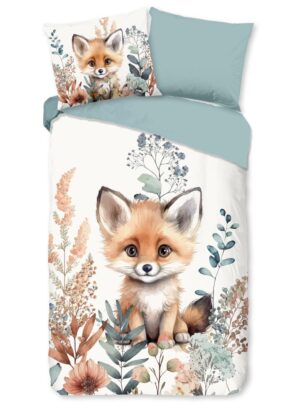 Kinderdekbedovertrek Good Morning Foxx