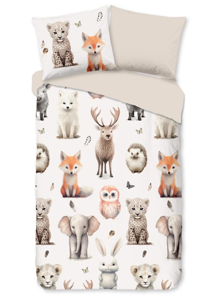 Kinderdekbedovertrek Good Morning Flanel Sven