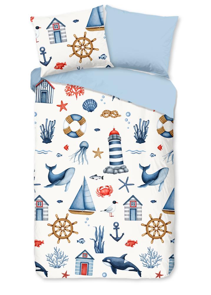 Kinderdekbedovertrek Good Morning Ahoy