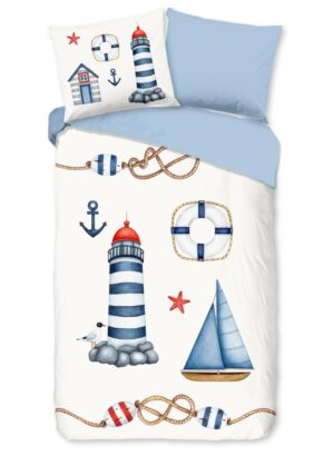 Kinderdekbedovertrek Pure microvezel Martitime
