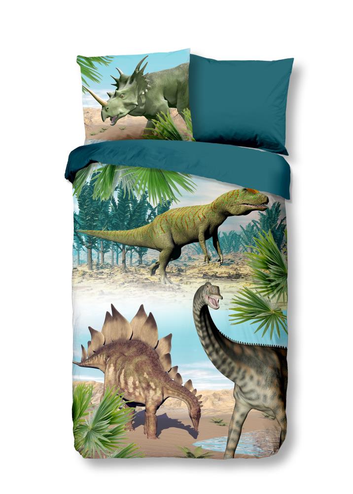 Kinderdekbedovertrek Good Morning Dino