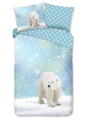 Kinderdekbedovertrek Good Morning Flanel Icebear