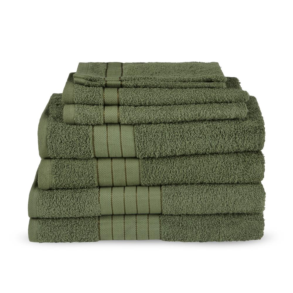 Handdoeken Pakket 8 Stuks Uni - Katoen Badstof