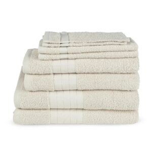 Handdoeken Pakket 8 Stuks Uni - Katoen Badstof