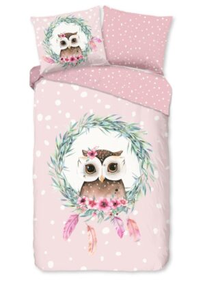 Kinderdekbedovertrek Good Morning Owli