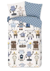 Kinderdekbedovertrek Good Morning Robo