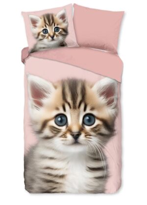 Kinderdekbedovertrek Good Morning Flanel Meow