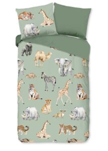 Kinderdekbedovertrek Pure microvezel Safari