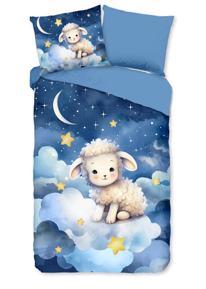 Kinderdekbedovertrek Pure microvezel Sheepy