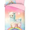 kinderdekbedovertrek alpaca regenboog pastel katoen good morning 33296 chico productfoto