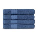 Handdoeken Pakket 4 Stuks Uni - Katoen Badstof