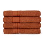 Handdoeken Pakket 4 Stuks Uni - Katoen Badstof