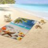 good morning microfiber 100x180 strandhanddoek zee strand print badlaken tropisch 10161 Havana sfeerfoto