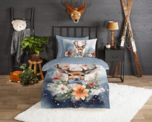 Kinderdekbedovertrek Good Morning Cupid flanel