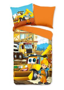 Kinderdekbedovertrek Good Morning Building