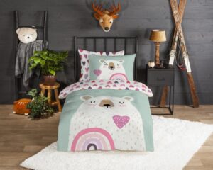 Kinderdekbedovertrek Good Morning Flanel Ted