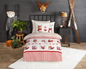 Kinderdekbedovertrek Good Morning Flanel Timmy