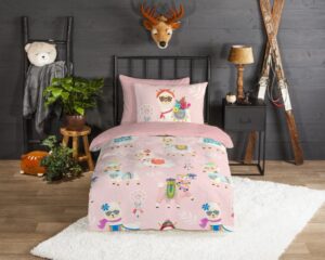 Kinderdekbedovertrek Good Morning Flanel Ladida