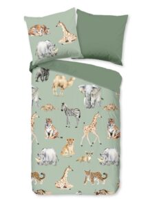Kinderdekbedovertrek Pure microvezel Safari