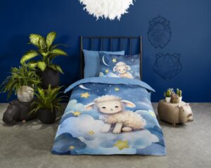 Kinderdekbedovertrek Pure microvezel Sheepy