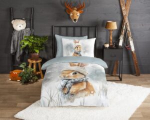 Kinderdekbedovertrek Good Morning Flanel Idun