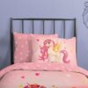 Dekbedovertrek Good Morning 140x220 + 1* 60x70 cm - 6925.99.01 Kinder bedset met eenhoorn en sterren van katoen 6925 little sfeerfoto