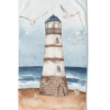 Strandlaken Good Morning 100x180 cm - 10085.20.81 strandlaken vuurtoren strand zee meeuwen Good Morning microfiber 100x180 10085 Berlin productfoto