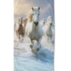 kinder strandlaken paarden strand rennend good morning microfiber 10159 wild and free productfoto