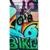 kinder strandlaken fiets graffiti street art good morning microfiber 20135 Charlie productfoto