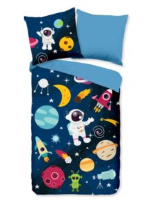 Kinderdekbedovertrek Pure microvezel Planets