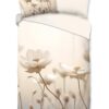 Dekbedovertrek Lilith Good Morning 1 persoons (140x200/220 cm) 100% katoen flanel ecru - 33513.01.01