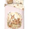 Kinderdekbedovertrek Waldtiere ZouZou 1 persoons (140x200/220 cm) 100% katoen renforcé roze - 33594.70.01
